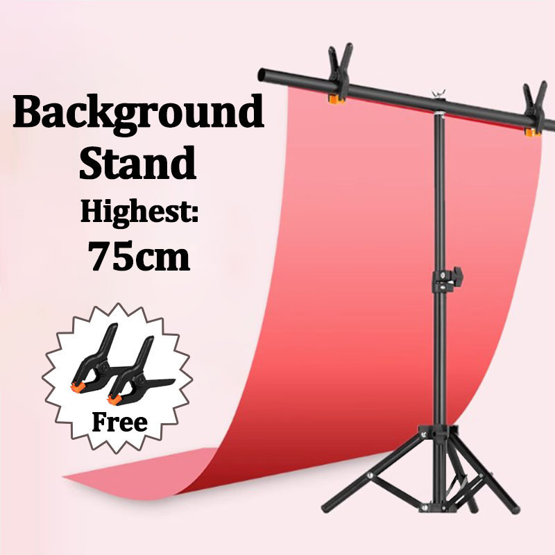 Lighting In Photography - T-shaped Photography Backdrops Stand Photo Studio
