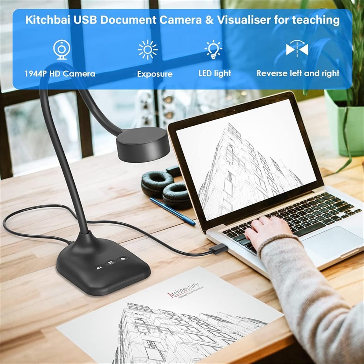 Learn Photography Lighting - AU47-USB Document Camera, Document Webcam Camera