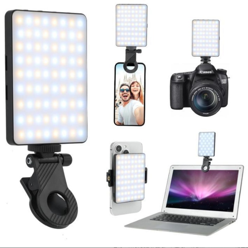 Quality Photography Lighting - 1pc Rechargeable LED Selfie Light,3 Modes