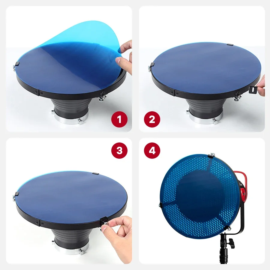 28cm 30 40 50 60 Degree Honeyc - Honeycomb Grid Filter ulasan dan harga