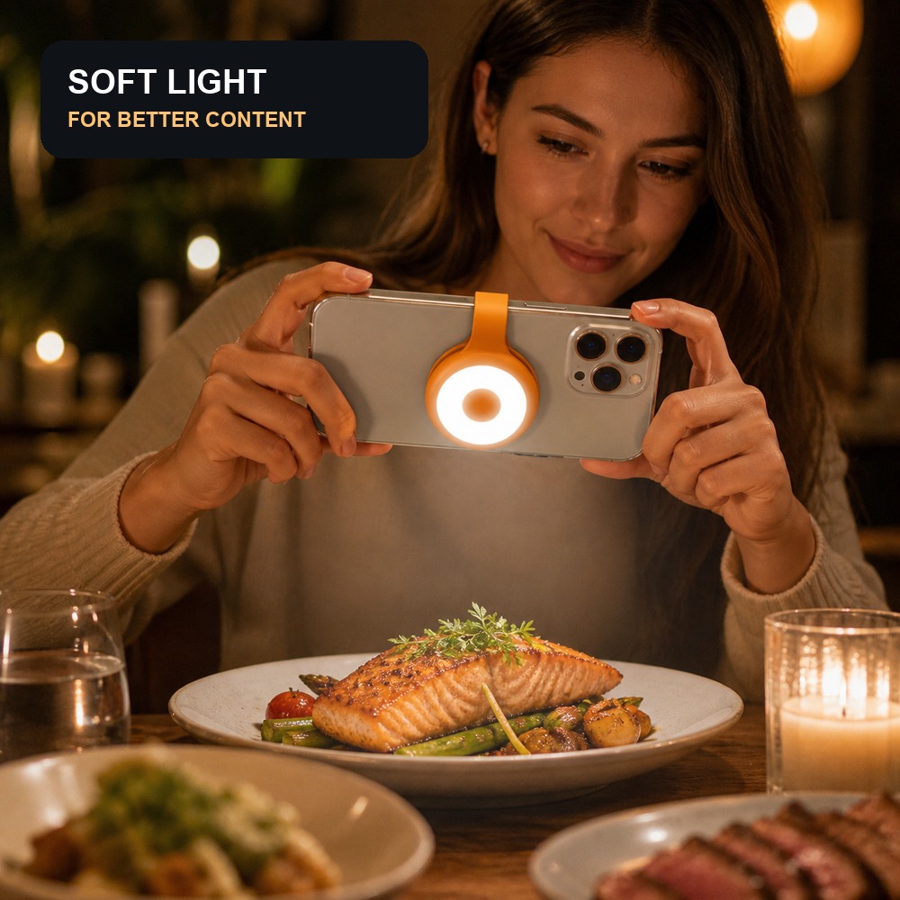 Portable LED Selfie Fill Light - Photography Lighting Set ulasan dan harga