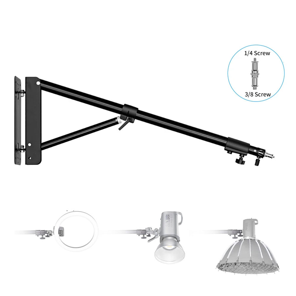 100/135/ 170cm Wall Mounting T - Photography Lighting System ulasan dan harga