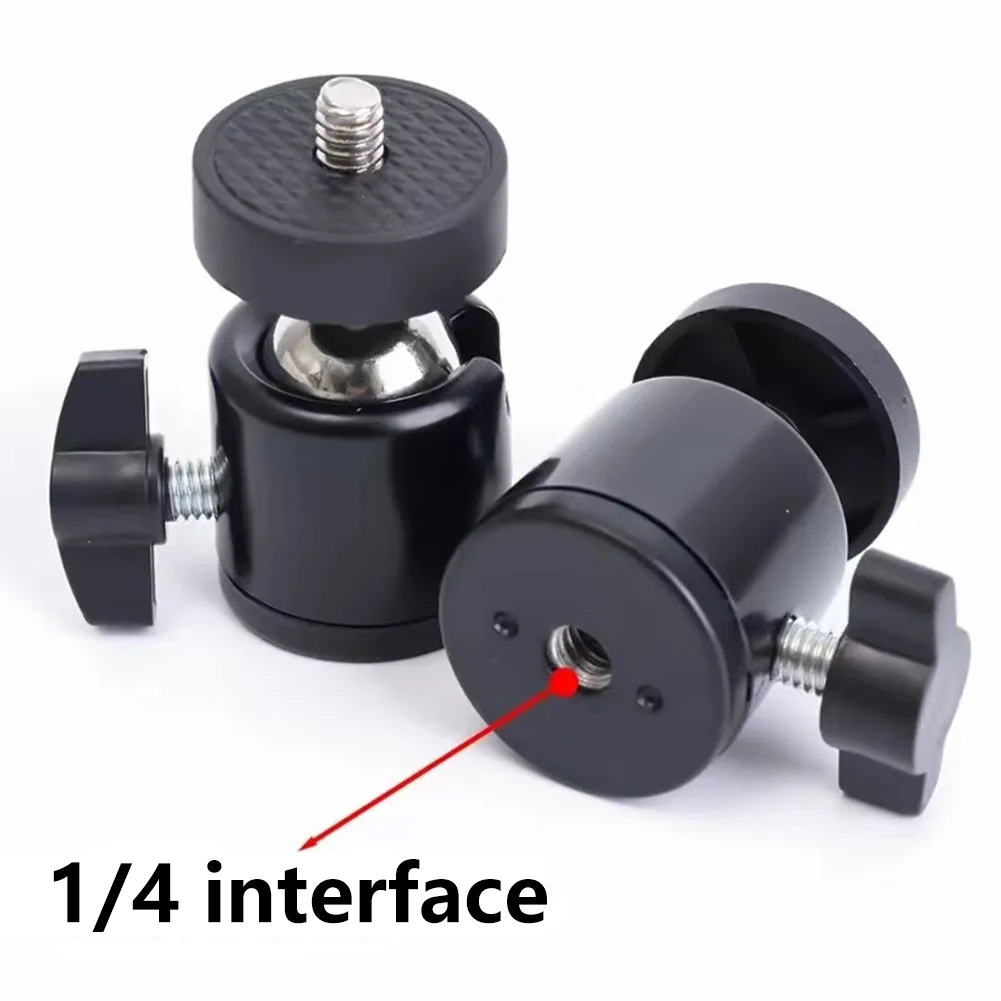 Mini Ball Head 1/4 Screw 360 S - Photography Lighting Circle ulasan dan harga