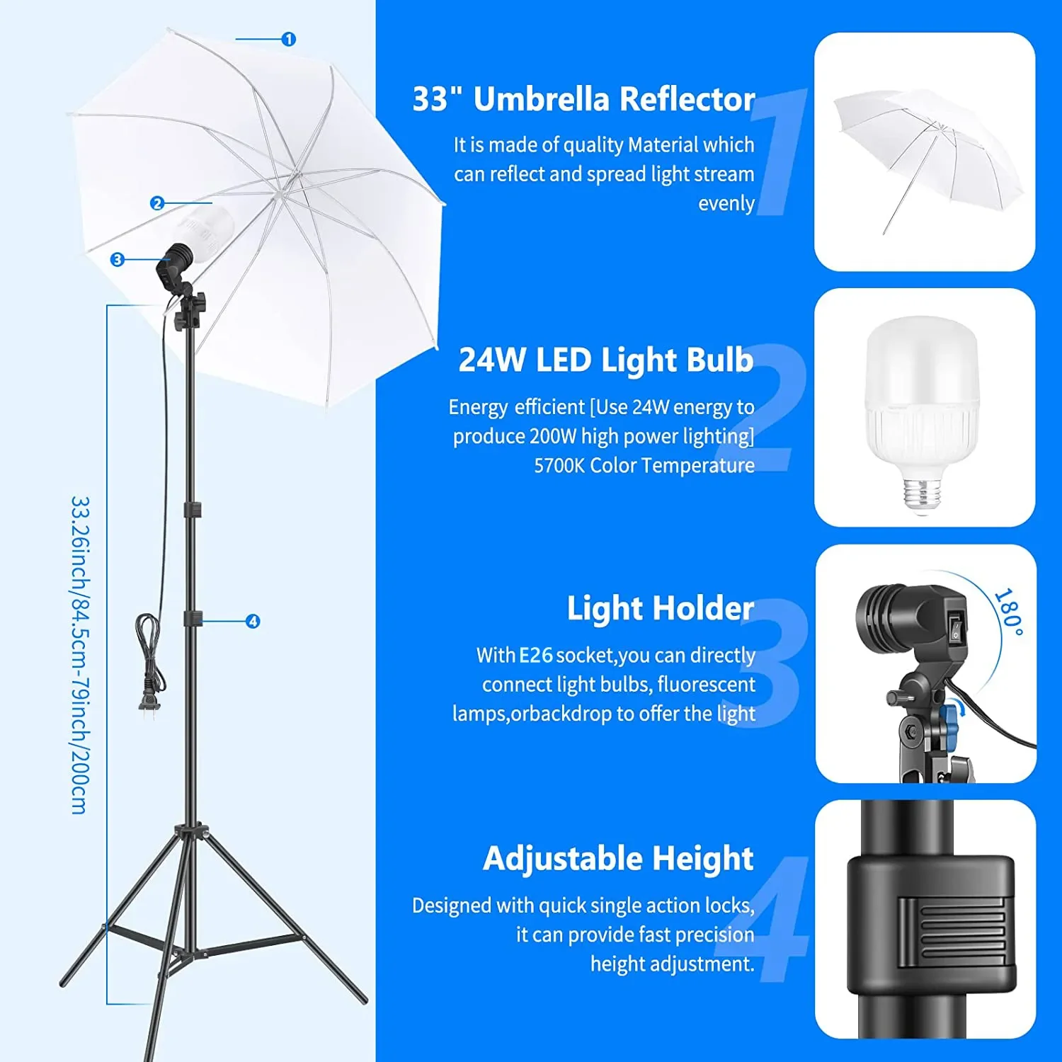 NEEWER Photography Lighting Ki - Photography Lighting Kit Neewer ulasan dan harga