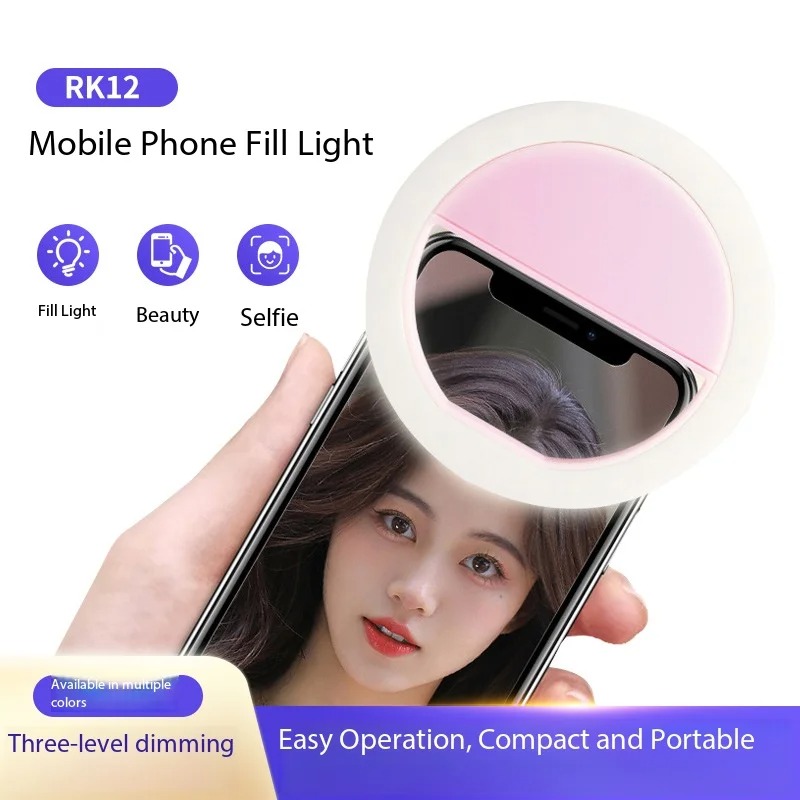 Rechargeable Clip On Selfie Ri - Quality Photography Lighting ulasan dan harga