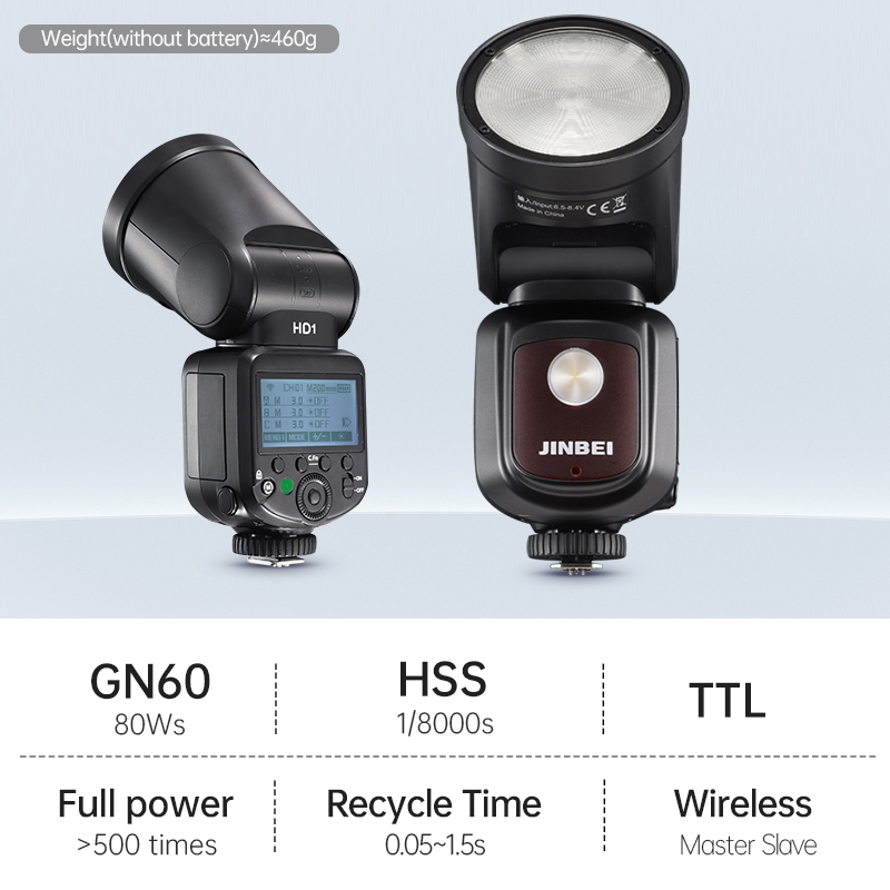 JINBEI HD-1Round-head HSS Spee - Lighting In Photography ulasan dan harga