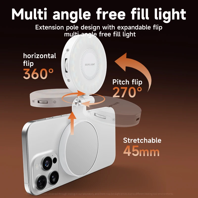 LED Selfie Fill Light for Mags - Quality Photography Lighting ulasan dan harga