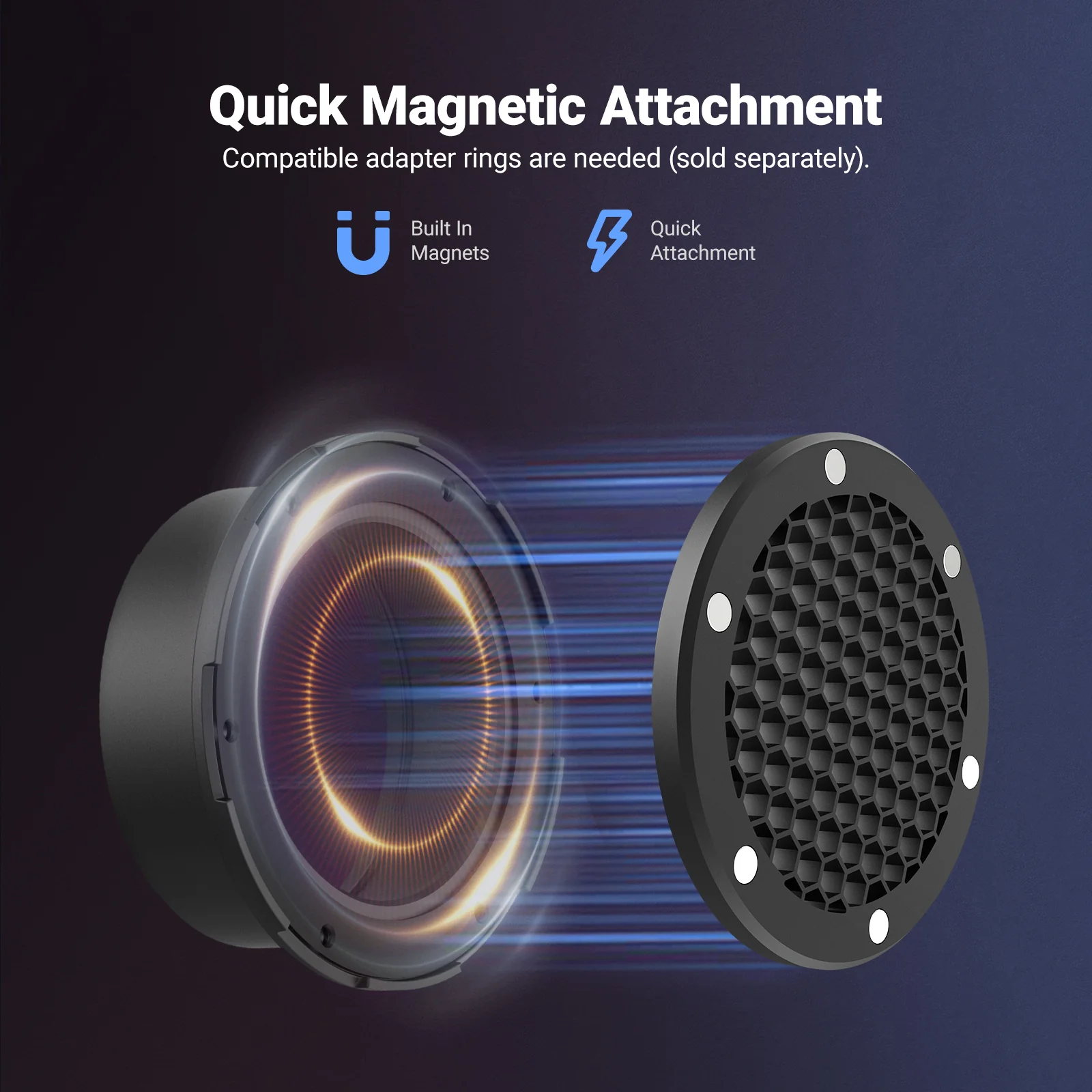 NEEWER CRS15 Magnetic Mount Ho - Honeycomb Grid Filter ulasan dan harga