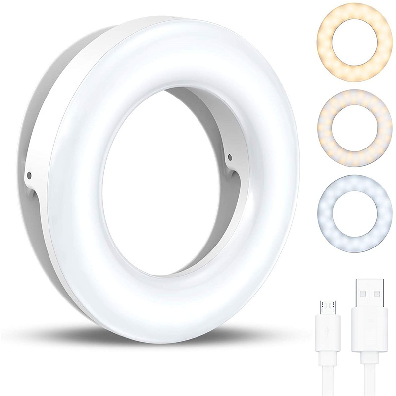 Portable LED Clip Ring Light 4 - Photography Lighting Circle ulasan dan harga