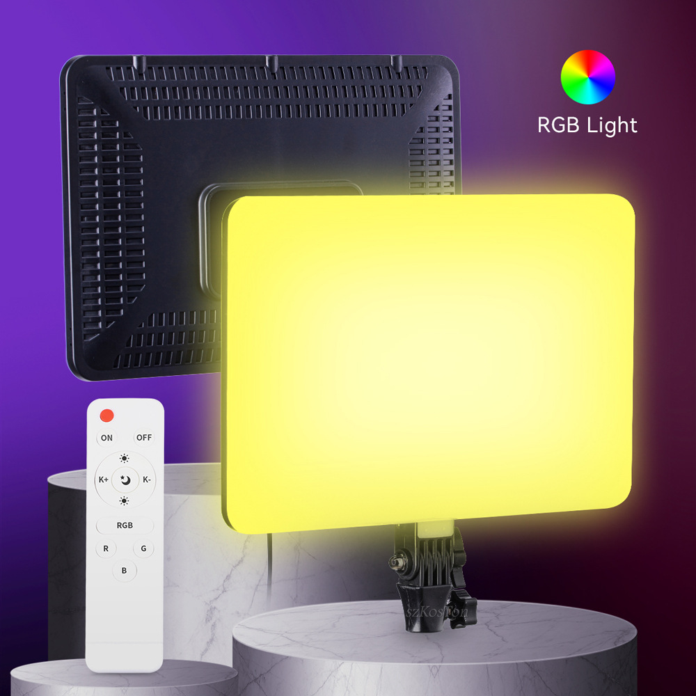 RGB 14'' LED Video Light Remot - Photography Lighting Board ulasan dan harga