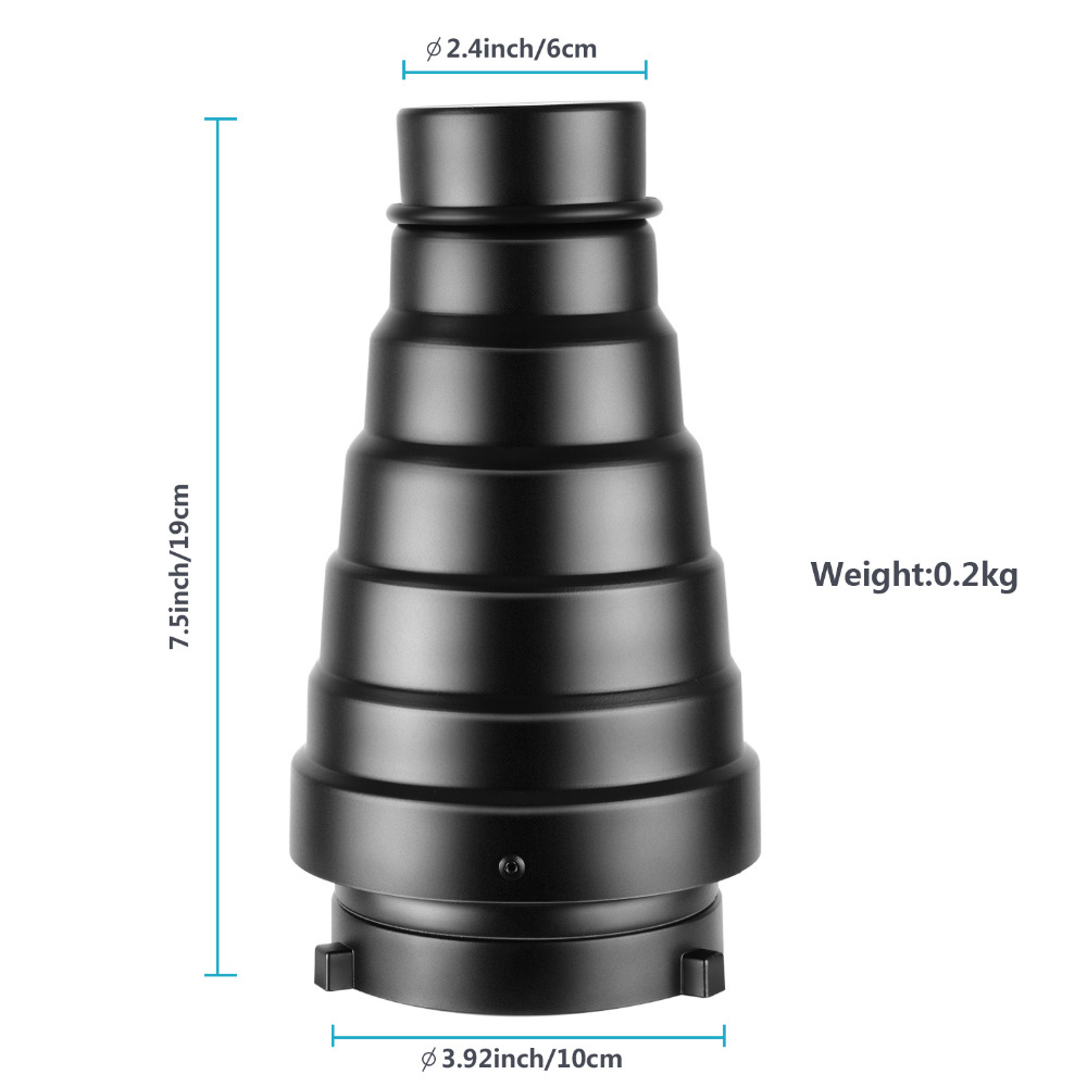 Neewer Medium Aluminium Alloy  - Honeycomb Grid Filter ulasan dan harga