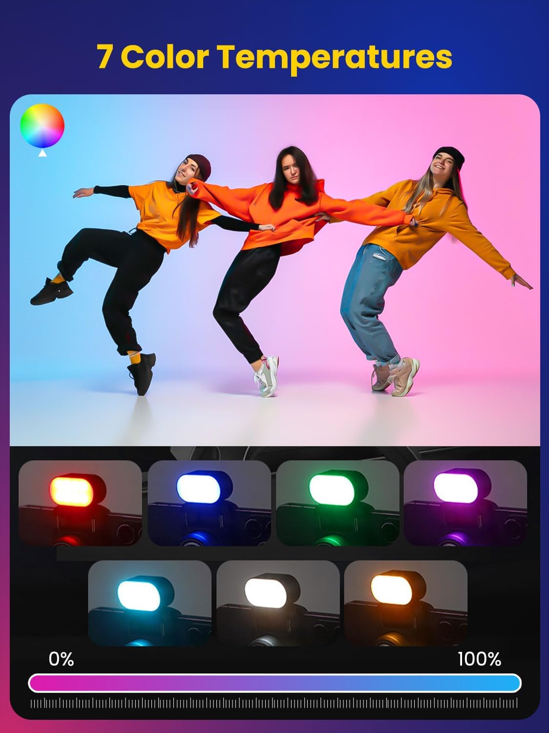 AOCHUAN Mini RGB Magnetic Fill - Quality Photography Lighting ulasan dan harga