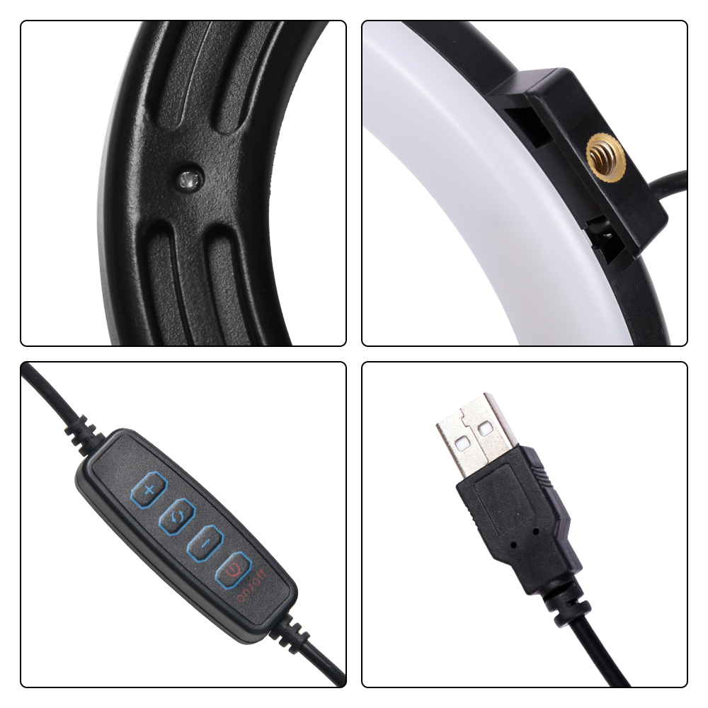 16cm/26cm/30cm LED Selfie Ring - Photography Lighting Circle ulasan dan harga