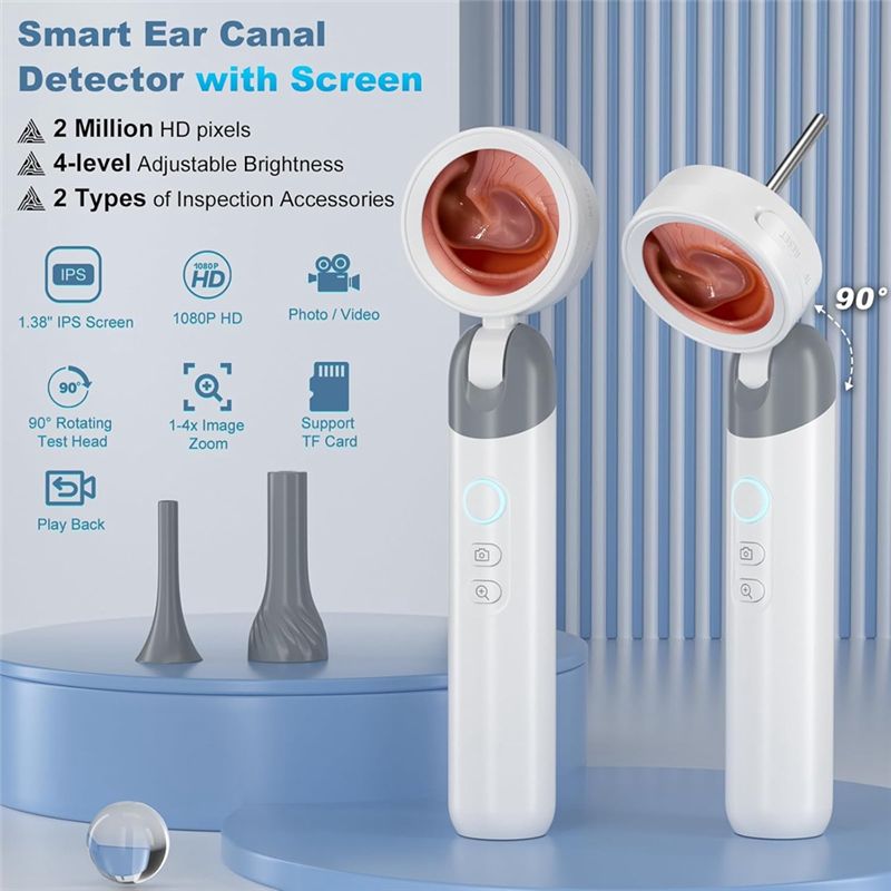 LXYB18B Wireless Ear Otoscope  - Photography Lighting Diagram ulasan dan harga