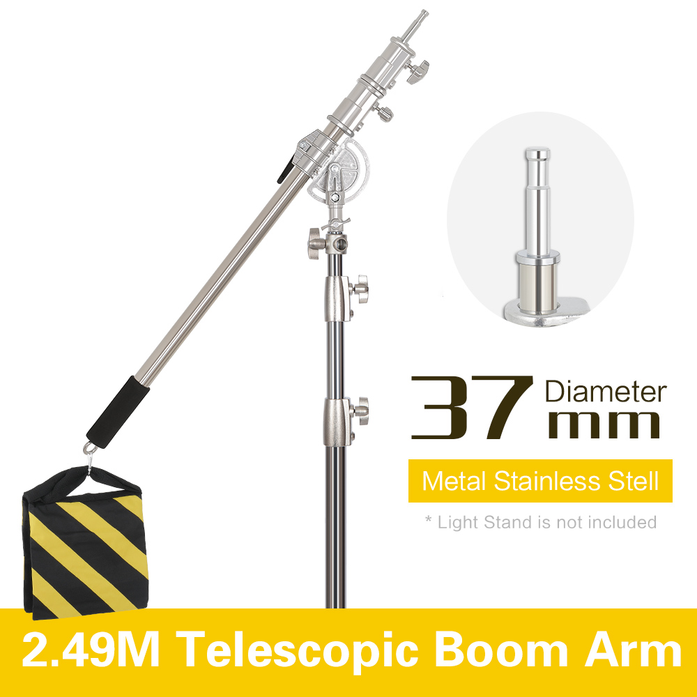 2.49M Length Cross Arm Stainle - Photography Lighting Set ulasan dan harga