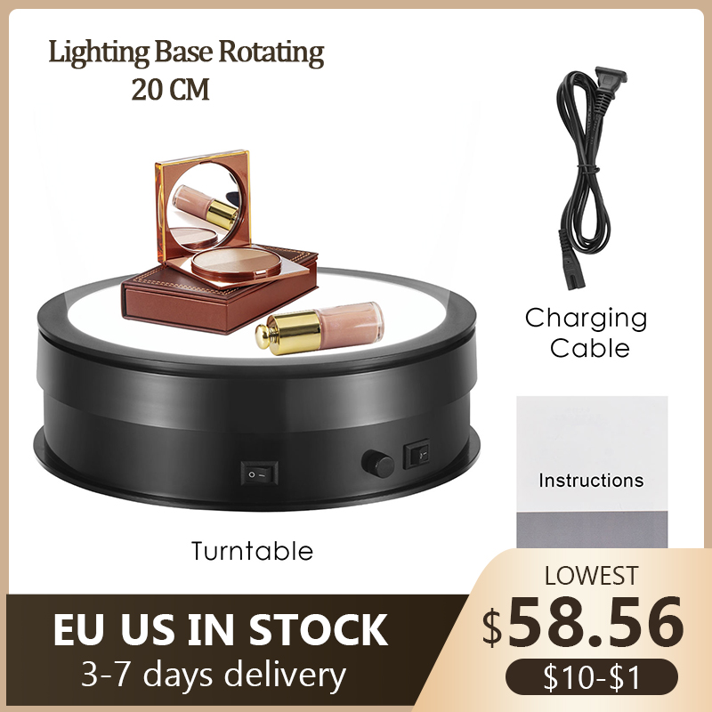 20 CM Lighting Base 360 Degree - Photography Lighting For Jewelry ulasan dan harga