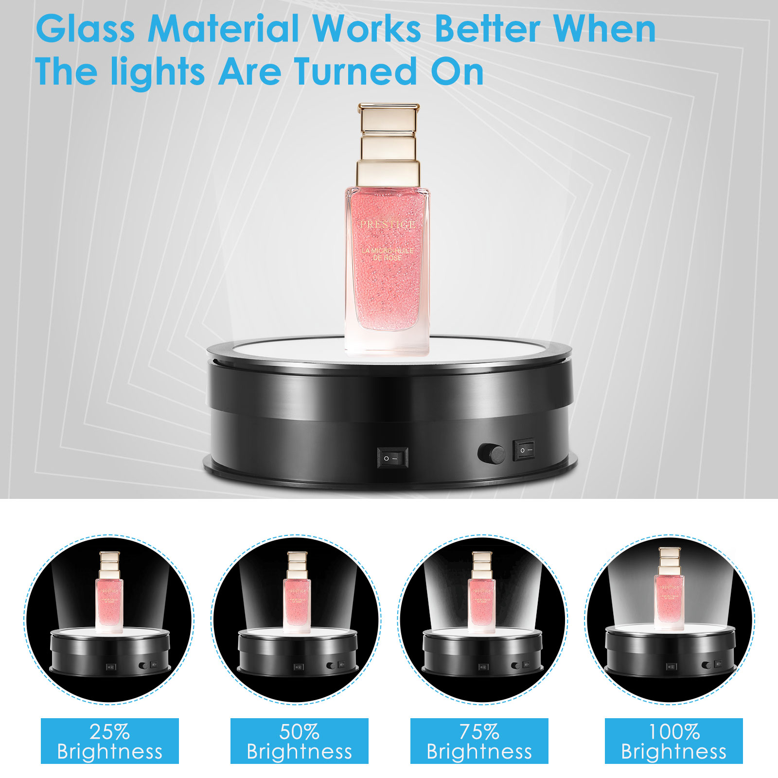 20 CM Lighting Base 360 Degree - Photography Lighting For Jewelry ulasan dan harga