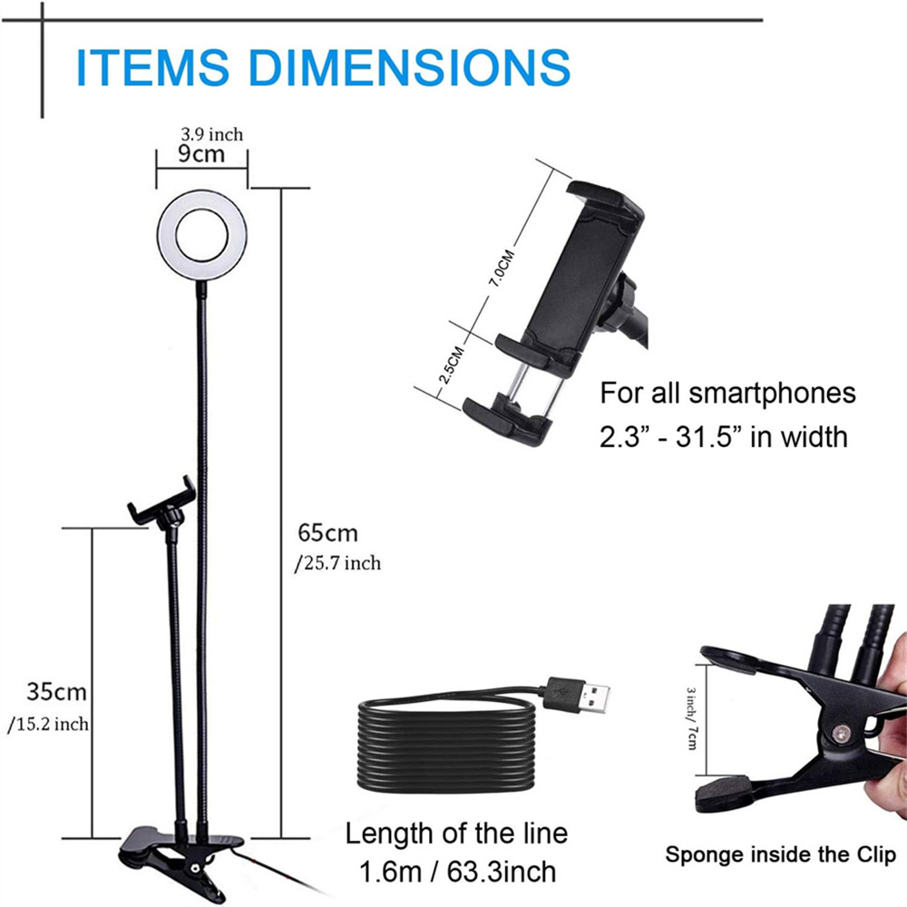 Universal Flexible Mobile Phon - Quality Photography Lighting ulasan dan harga