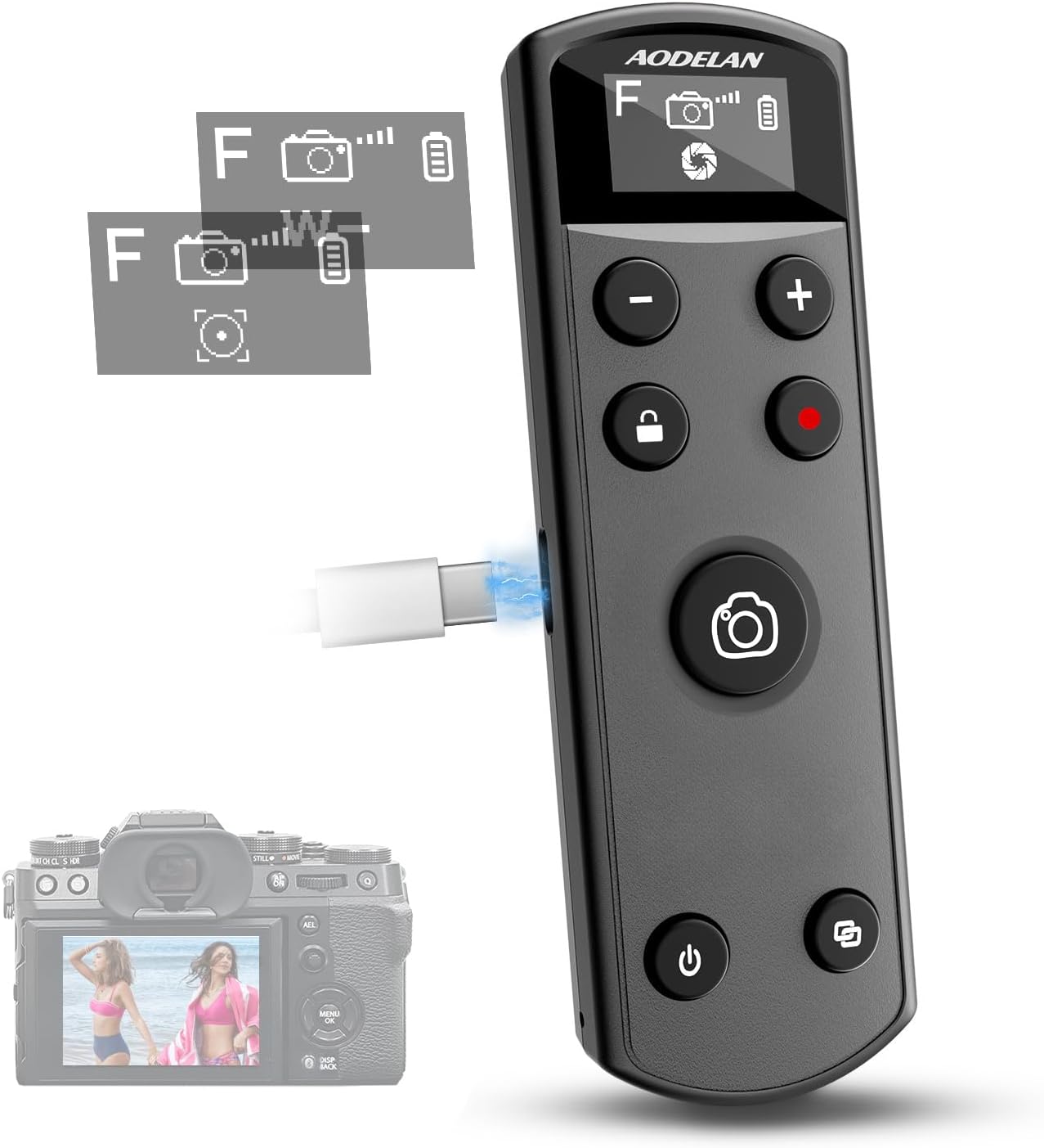 Black USB-C Rechargeable Remot - Fujifilm Camera X100Vi ulasan dan harga