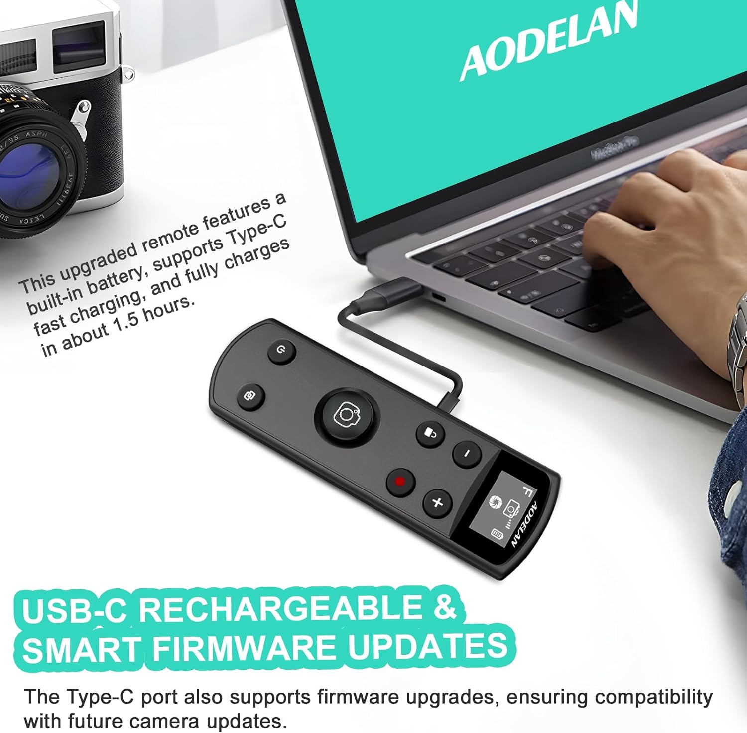 Black USB-C Rechargeable Remot - Fujifilm Camera X100Vi ulasan dan harga