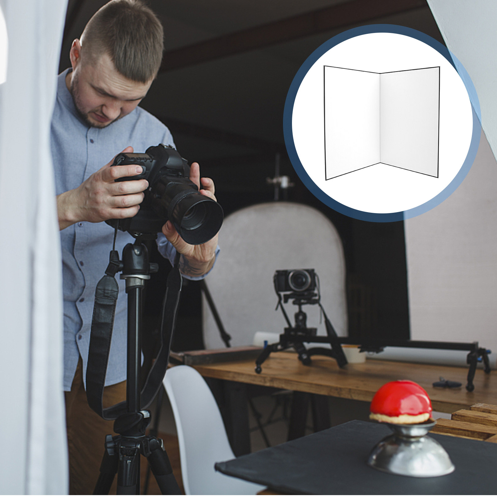 A3 Foldable Photography Cardbo - Photography Lighting For Jewelry ulasan dan harga