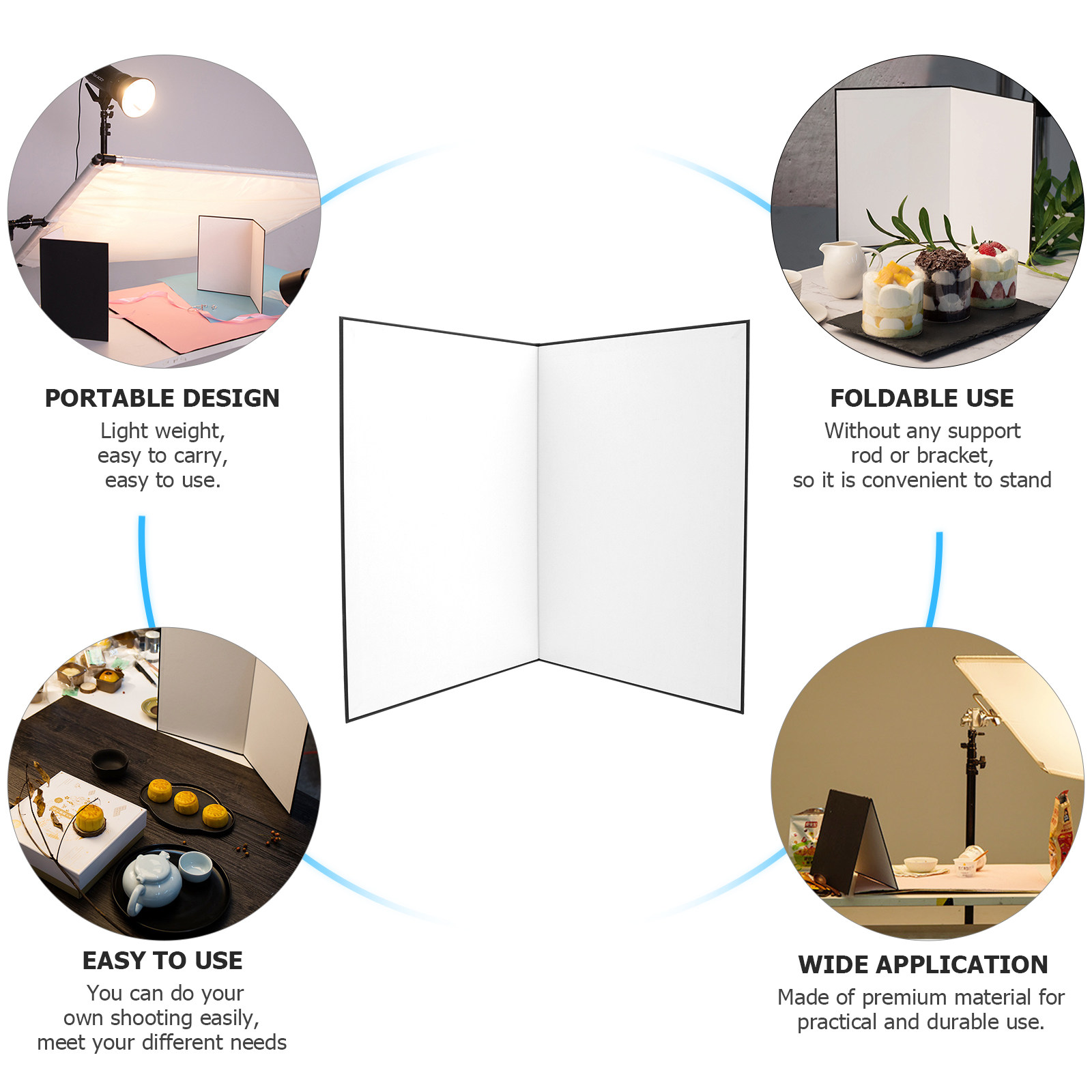 A3 Foldable Photography Cardbo - Photography Lighting For Jewelry ulasan dan harga
