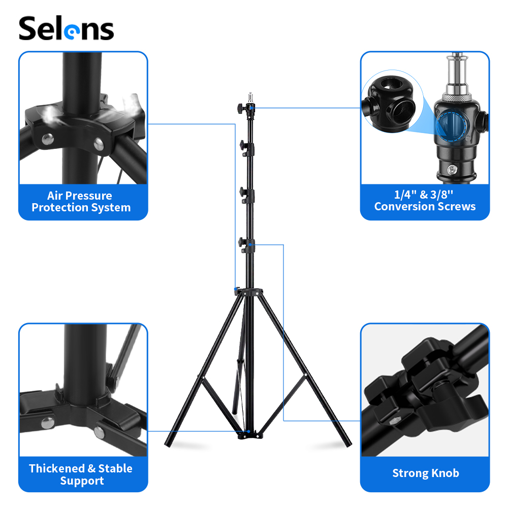 Selens 2.2~3.95m Air-Cushion L - Photography Lighting System ulasan dan harga