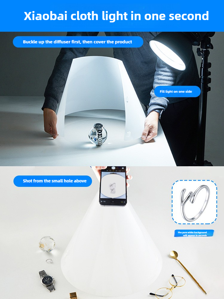 Light Cone Photo Flash Diffuse - Photography Lighting For Jewelry ulasan dan harga