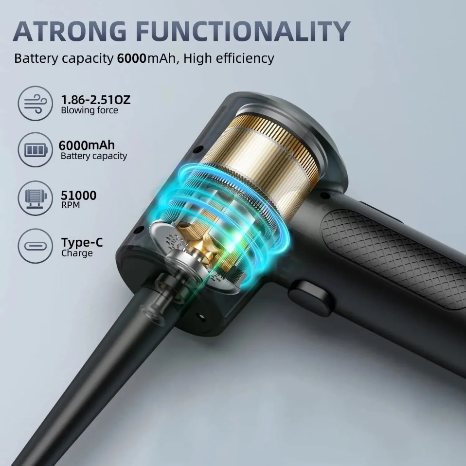 Electric Wireless Air Duster C - Photography Lighting Diagram ulasan dan harga