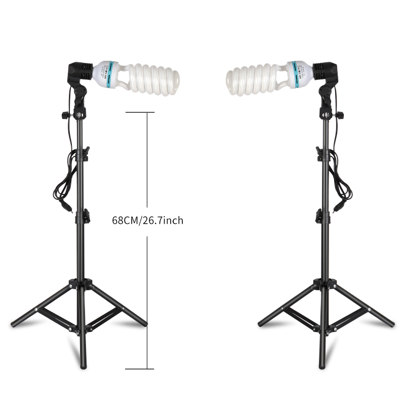 2 Piece 135W 5500K  Photograph - Photography Lighting Kit Portable ulasan dan harga