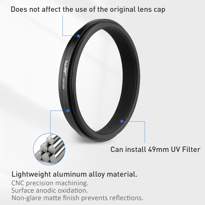 Haoge Lens Filter Adapter Ring - Fujifilm Camera X100Vi ulasan dan harga