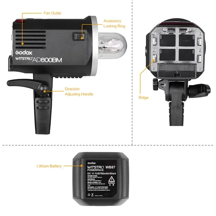2026 Premium  AD600BM 600W Stu - Lighting In Photography ulasan dan harga