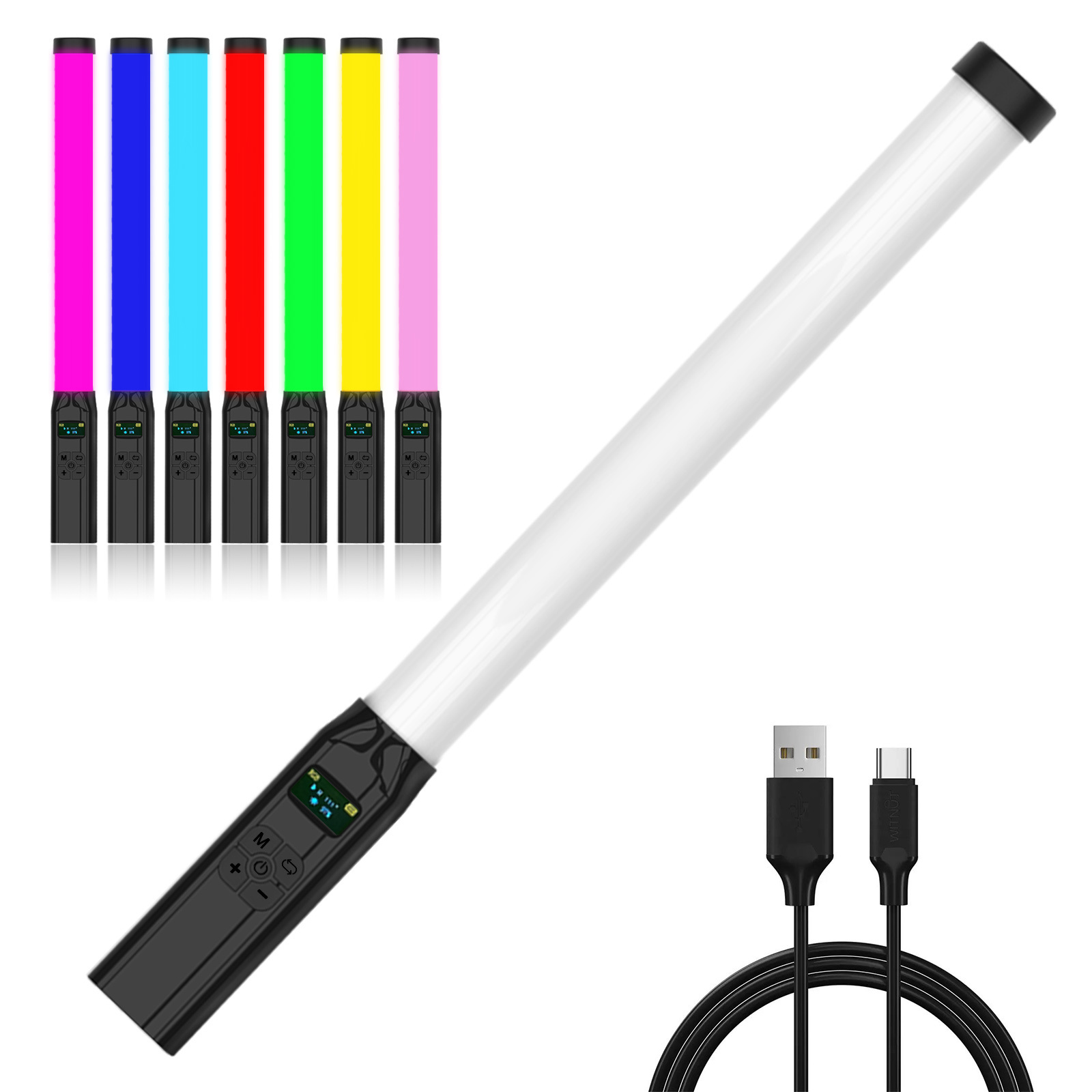 50CM RGB Stick Light Wand Ligh - Photography Types Of Lighting ulasan dan harga