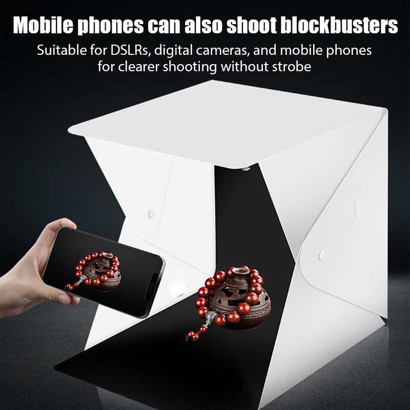 Folding Lightbox Portable Phot - Photography Lighting Kit Portable ulasan dan harga