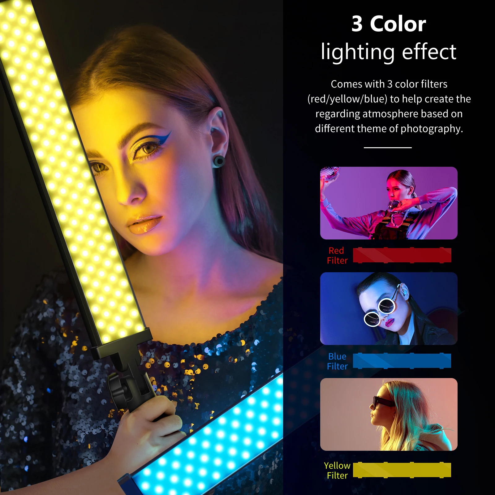 Neewer 3 Packs 2.4 GHz LED Lig - Photography Lighting Kit Neewer ulasan dan harga