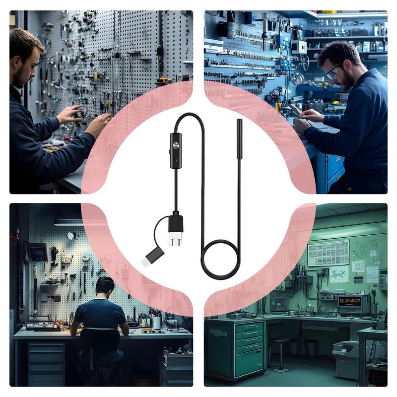 5.5MM TYPE-C Endoscope Camera  - Photography Lighting Diagram ulasan dan harga