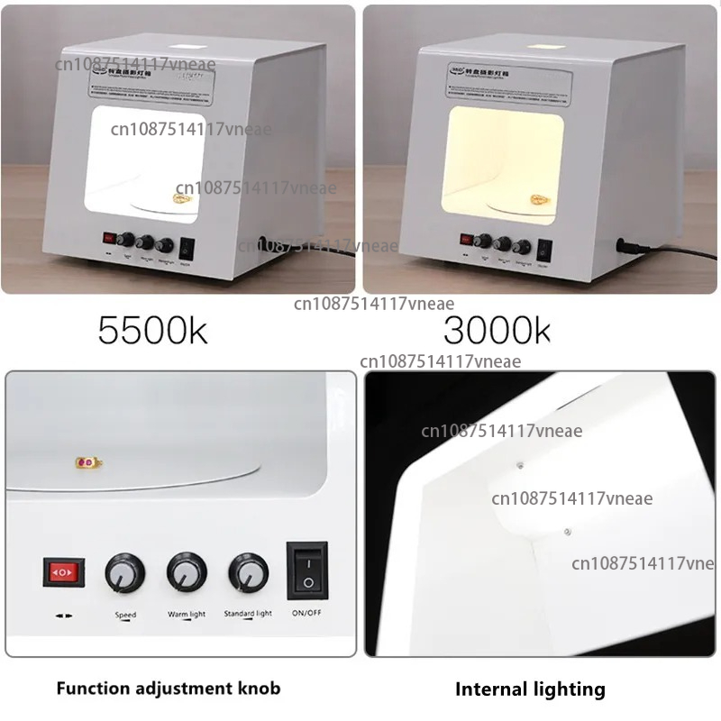 Photo Studio Box Portable Jewe - Photography Lighting For Jewelry ulasan dan harga