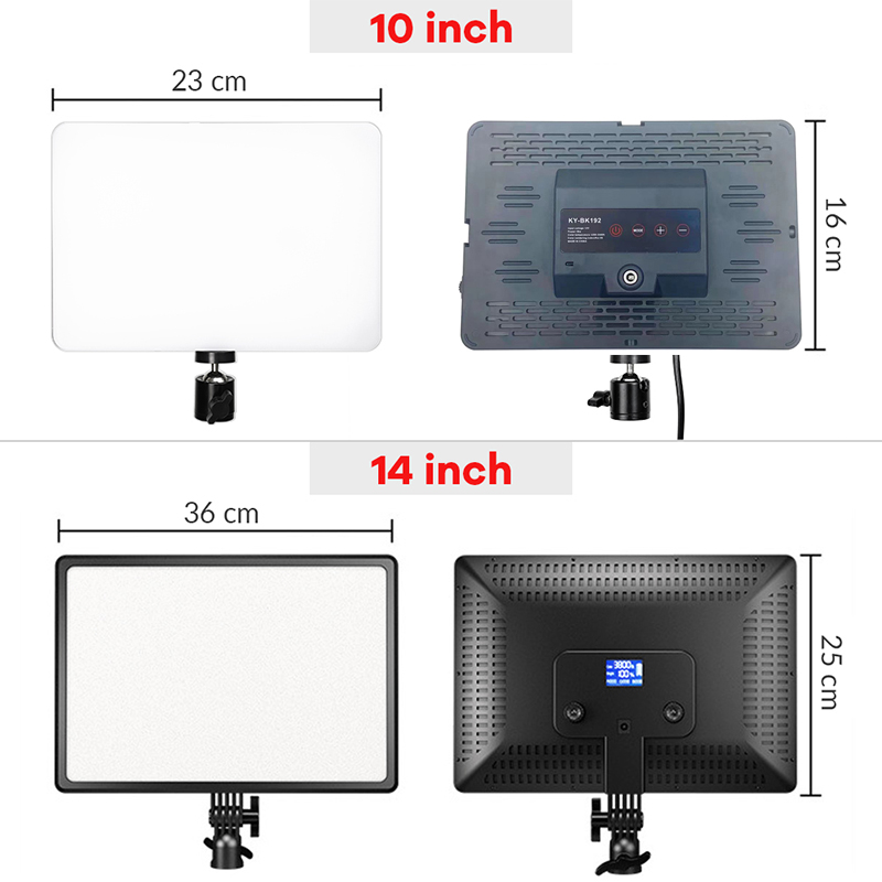 14inch 10inch LED Video Light  - Photography Lighting Board ulasan dan harga