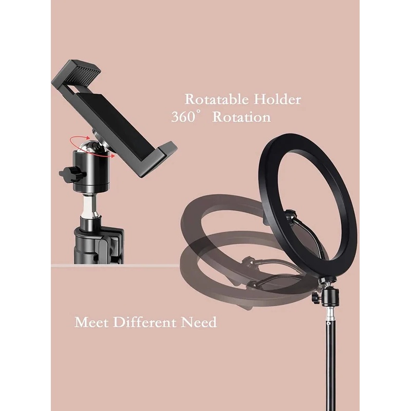 Desiontal 26cm Ring Light with - Photography Lighting Circle ulasan dan harga