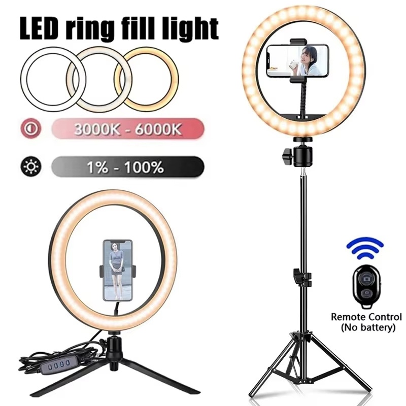 LED Selfie Ring Lighting Photo - Photography Lighting Circle ulasan dan harga