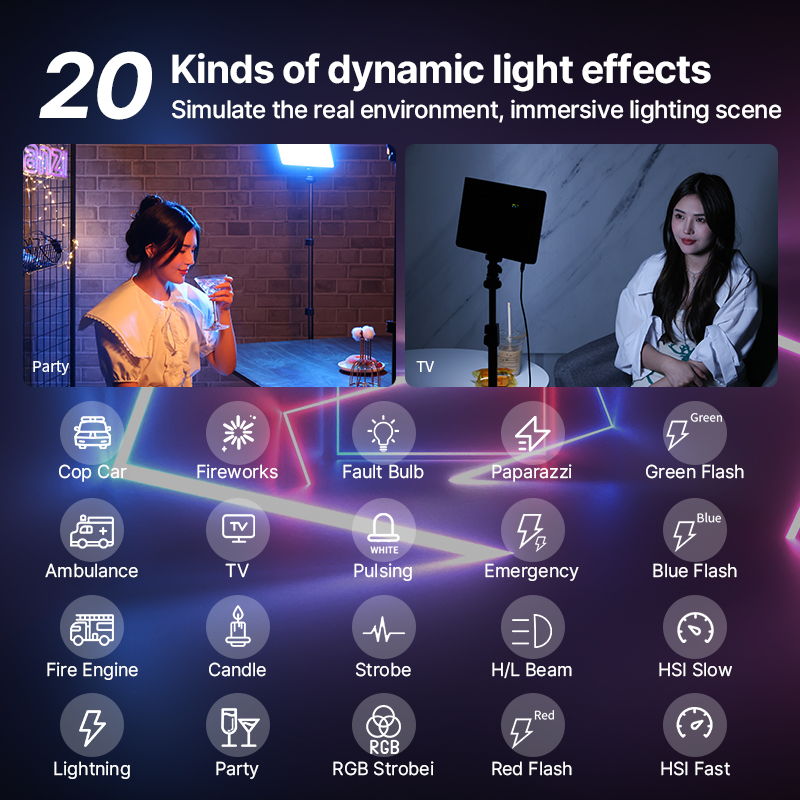 Ulanzi LT003 15W RGB Video Lig - Photography Lighting Board ulasan dan harga