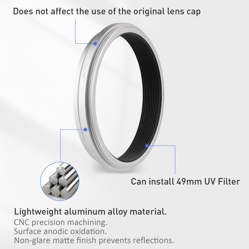Haoge Lens Filter Adapter Ring - Fujifilm Camera X100Vi ulasan dan harga