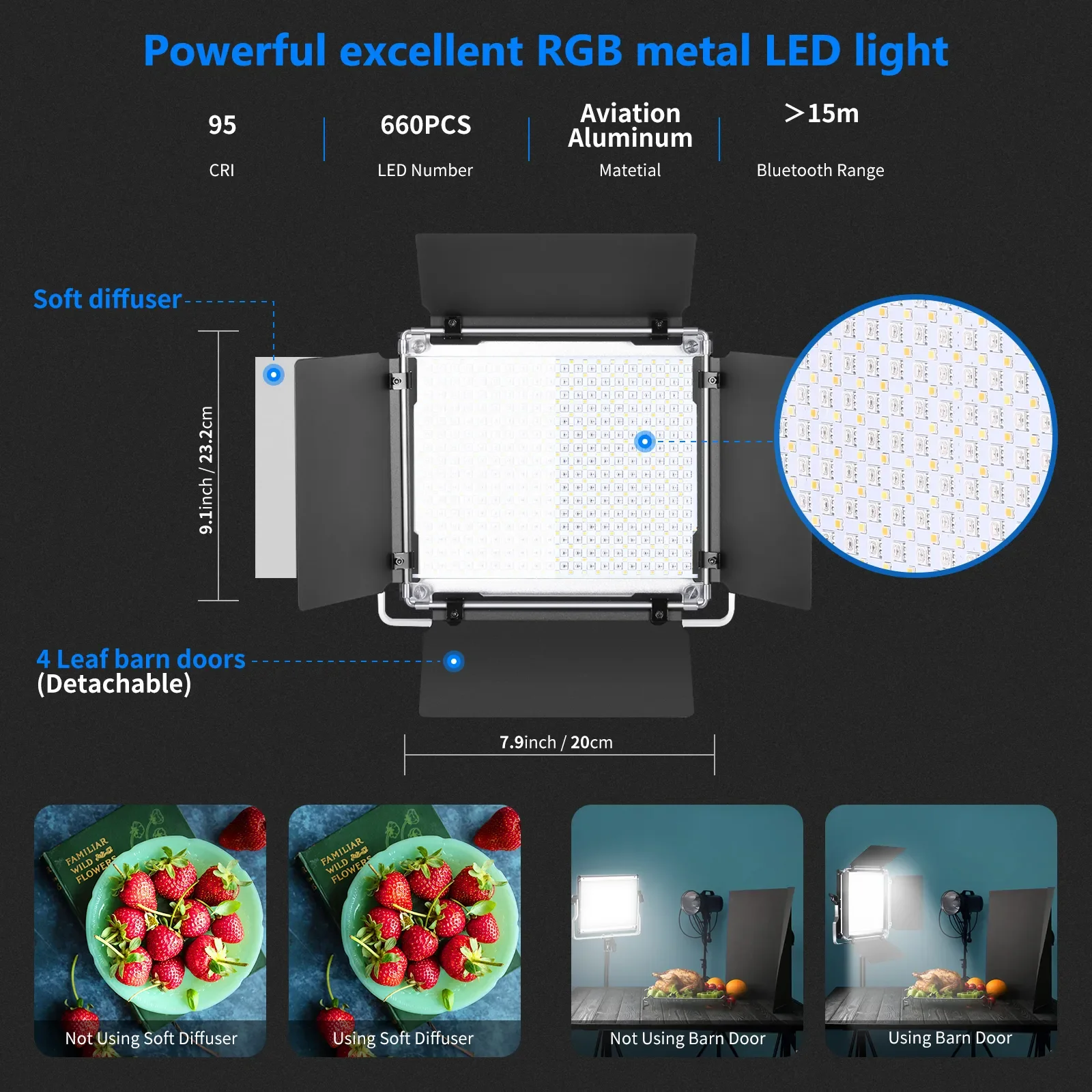 Neewer 2 Packs 660 RGB Led Lig - Photography Lighting Kit Neewer ulasan dan harga