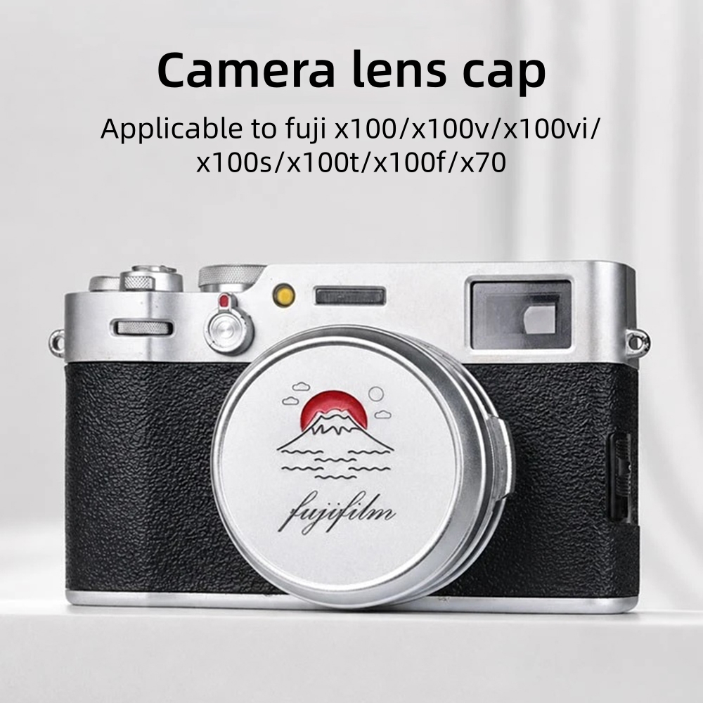 Vintage Metal Camera Lens Cap  - Fujifilm Camera X100Vi ulasan dan harga