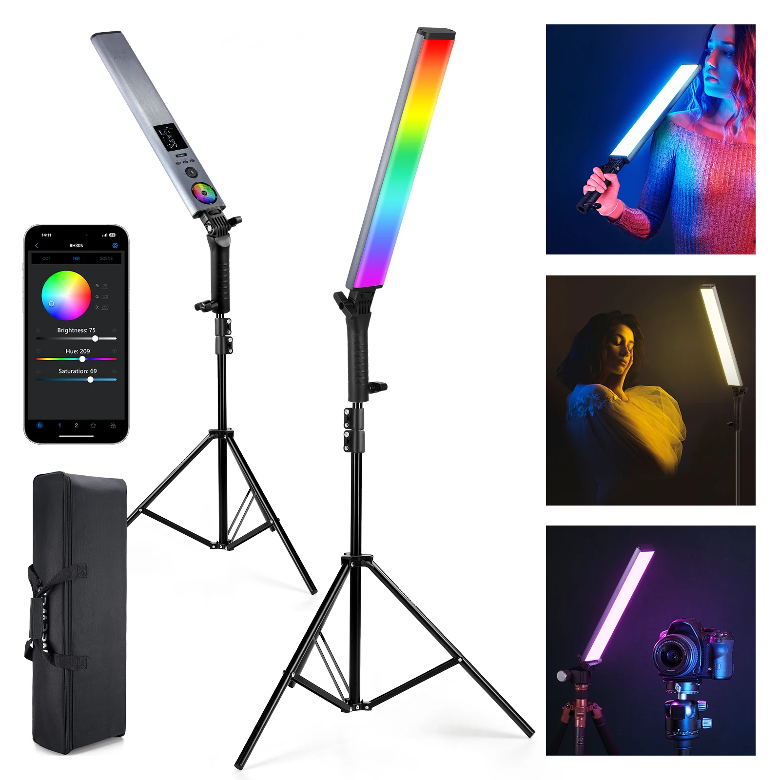 NEEWER Upgraded Interactive RG - Photography Lighting Kit Neewer ulasan dan harga