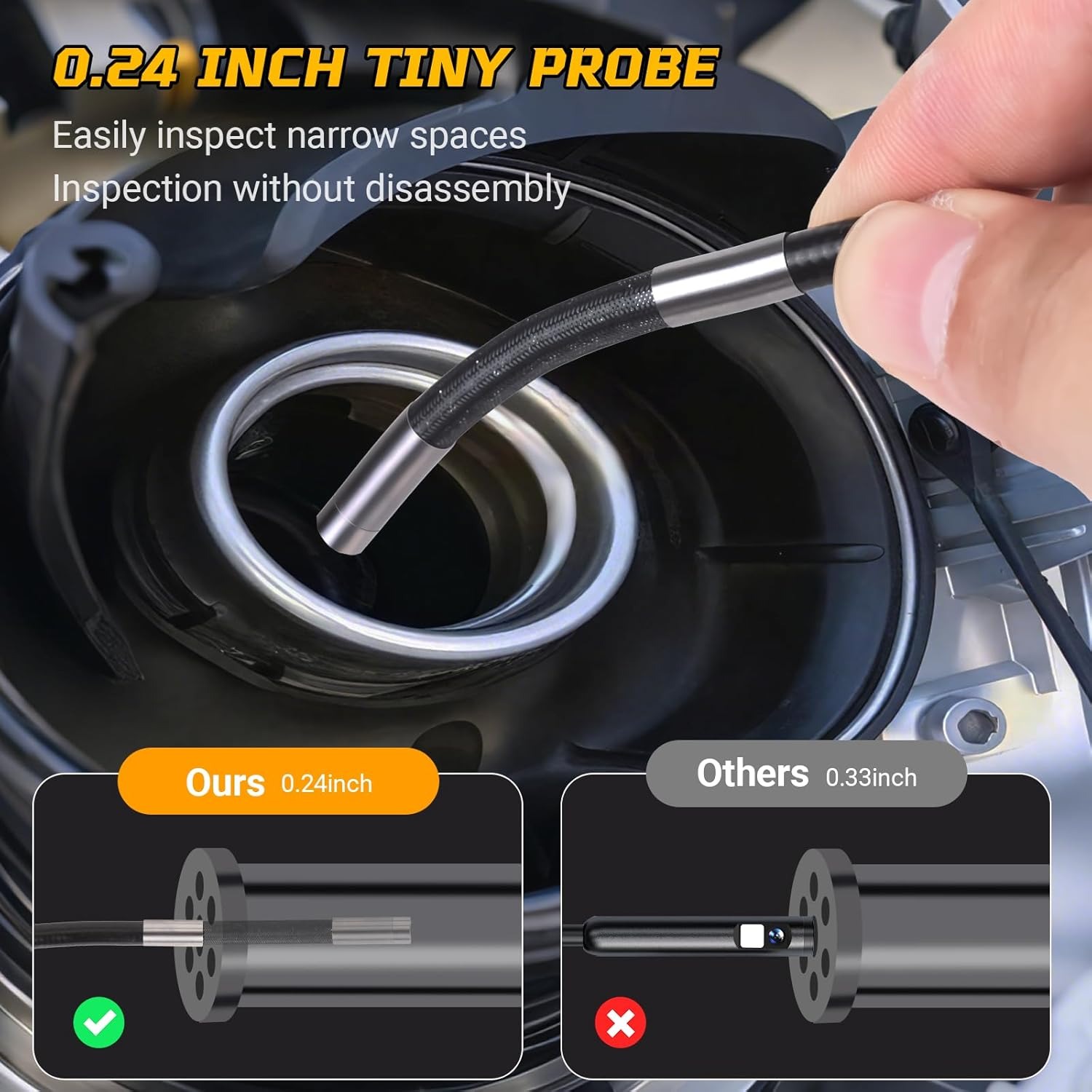 Endoscope Camera with Light 3. - Photography Lighting Diagram ulasan dan harga