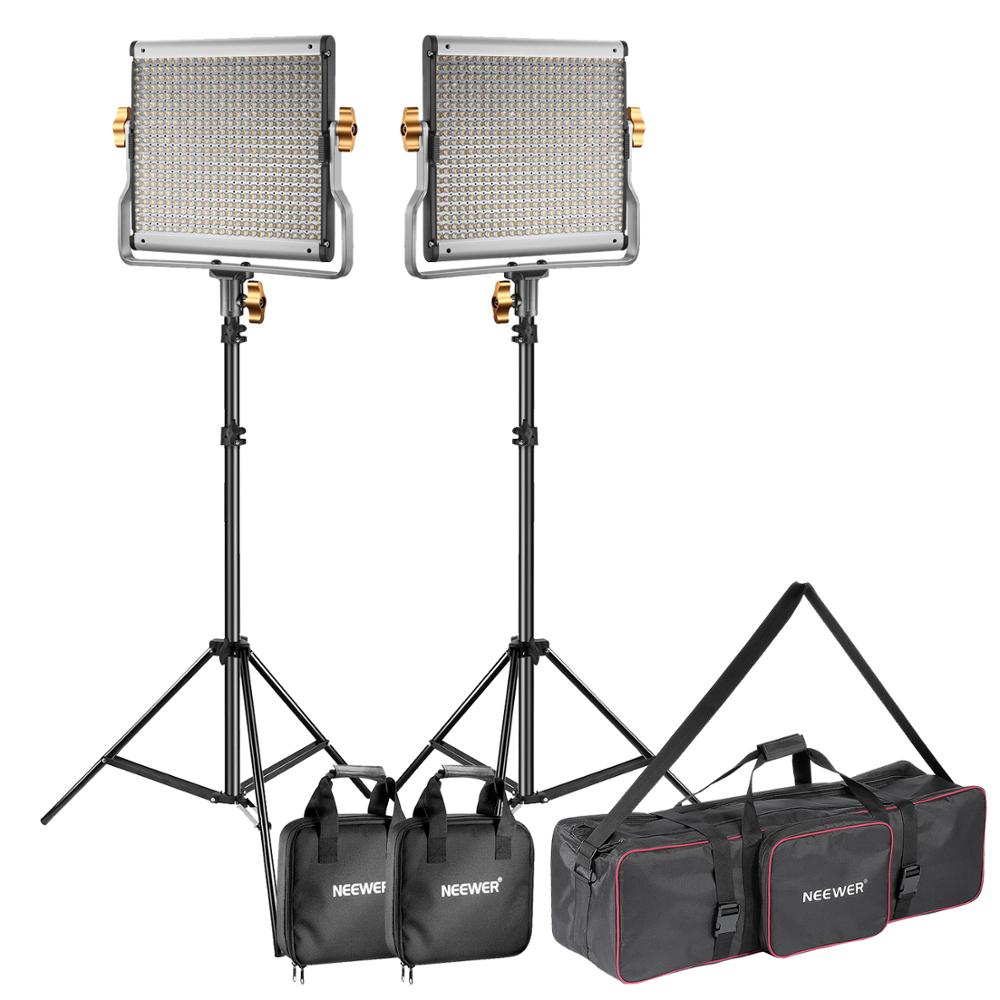 Neewer 2-Pack Dimmable Bi-colo - Photography Lighting Kit Neewer ulasan dan harga