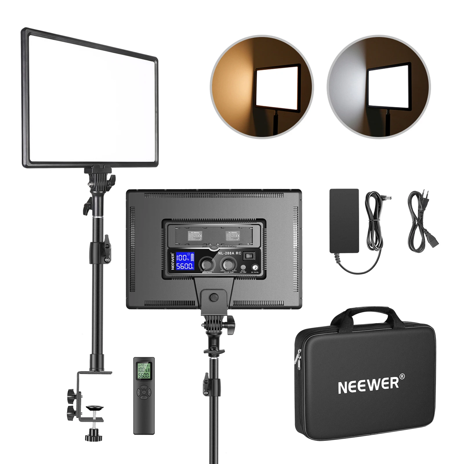 Neewer Desk Mount LED Video Li - Photography Lighting Kit Neewer ulasan dan harga