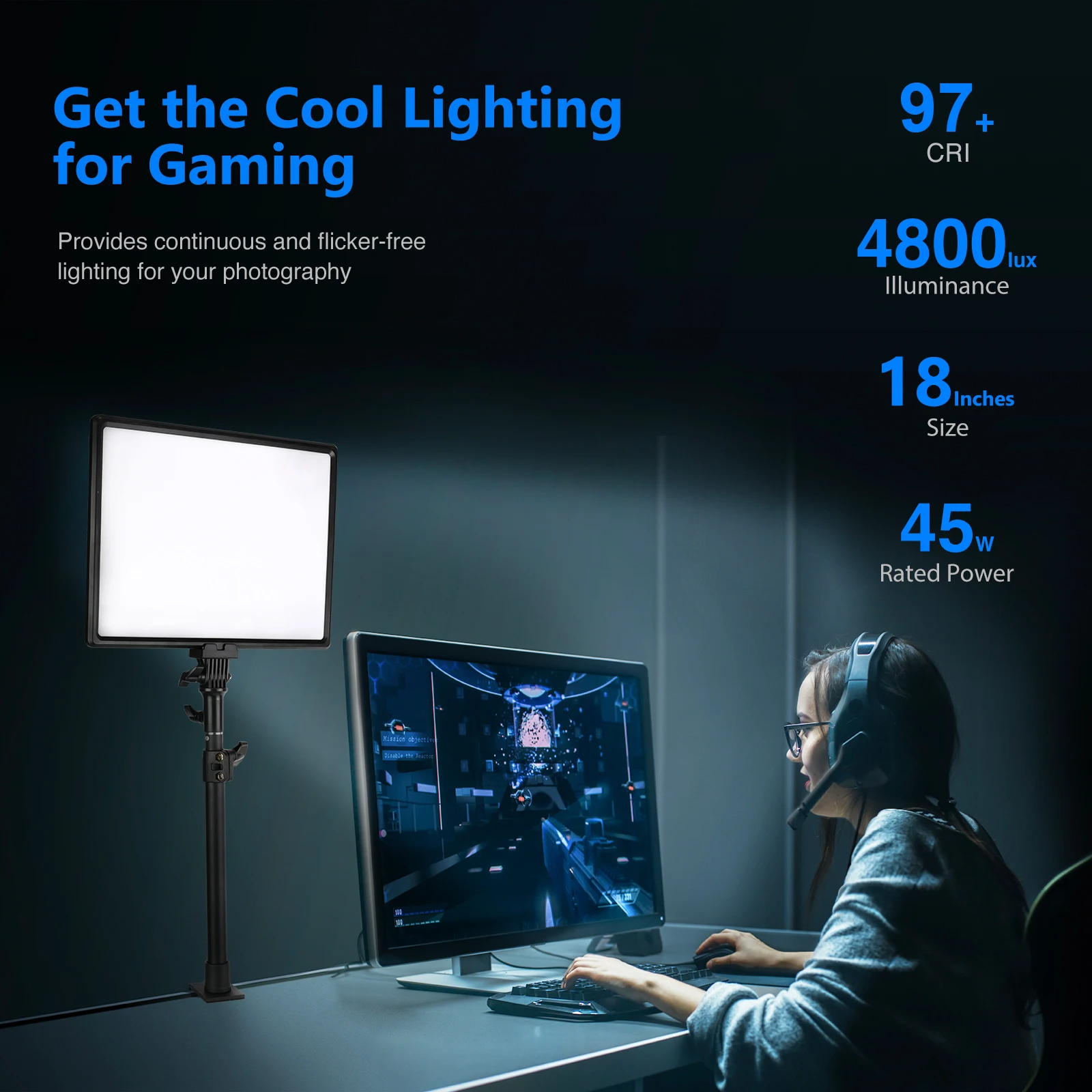 Neewer Desk Mount LED Video Li - Photography Lighting Kit Neewer ulasan dan harga