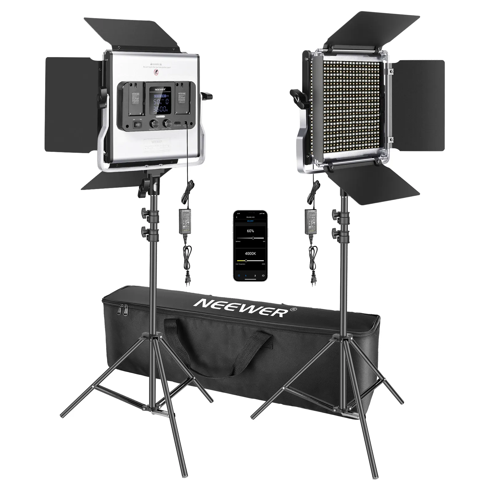 Neewer 660 LED Video Light 40W - Photography Lighting Kit Neewer ulasan dan harga